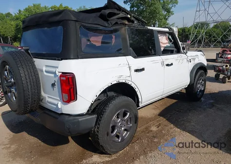 2024 Ford Bronco Big Bend z USA, uszkodzony, nr VIN 1FMDE7BH5RLA14689